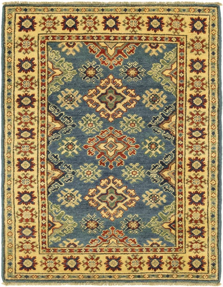 Detail image of 2' 9 x 4' 4 Hand Knotted Kazak Rug