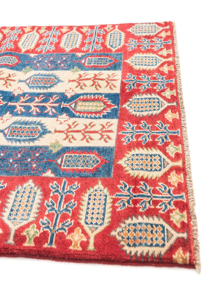 Detail image of 3' 3 x 5'  Hand Knotted Kazak Rug
