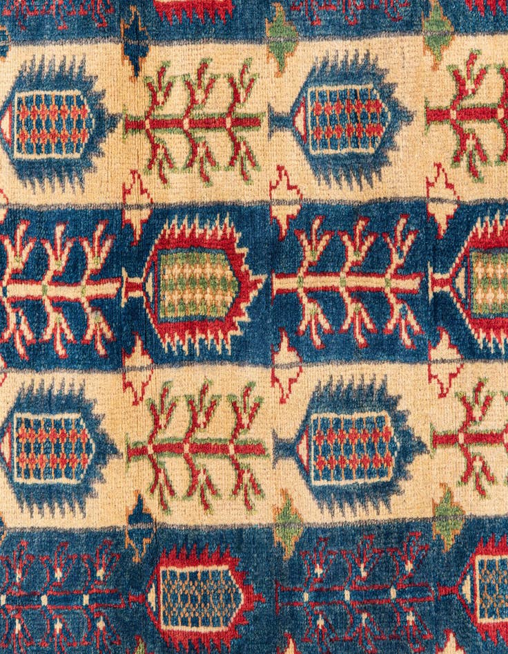 Detail image of 3' 3 x 5'  Hand Knotted Kazak Rug