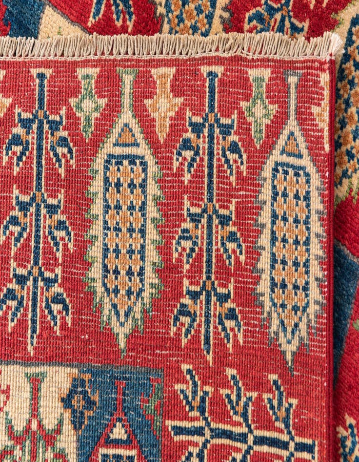 Detail image of 3' 3 x 5'  Hand Knotted Kazak Rug