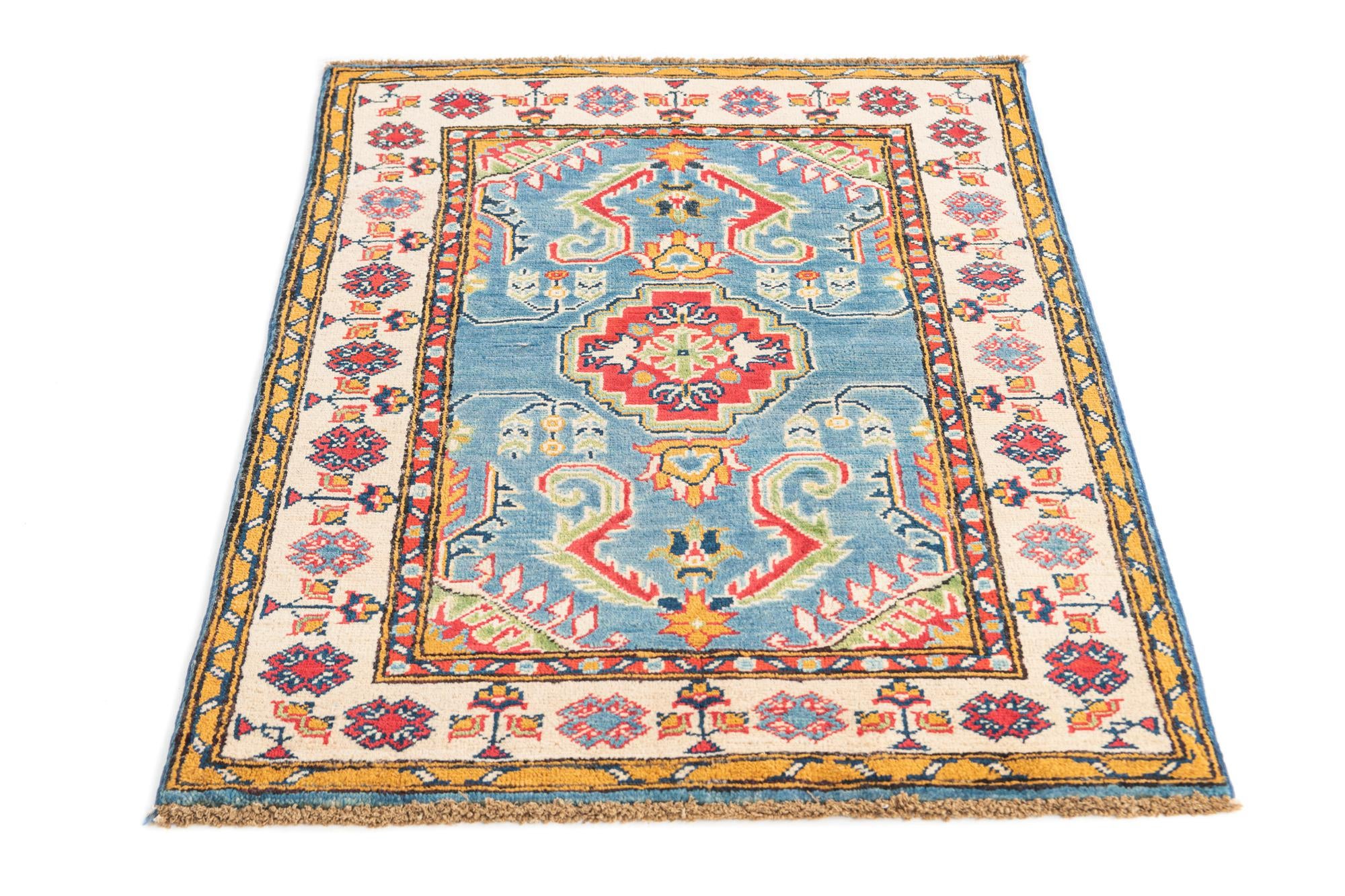 85cm x 125cm anudado a mano Kazak Alfombra