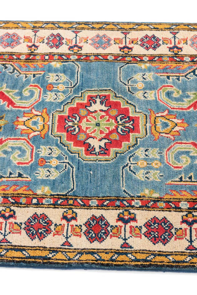 Detail image of 2' 9 x 4' 1 Hand Knotted Kazak Rug