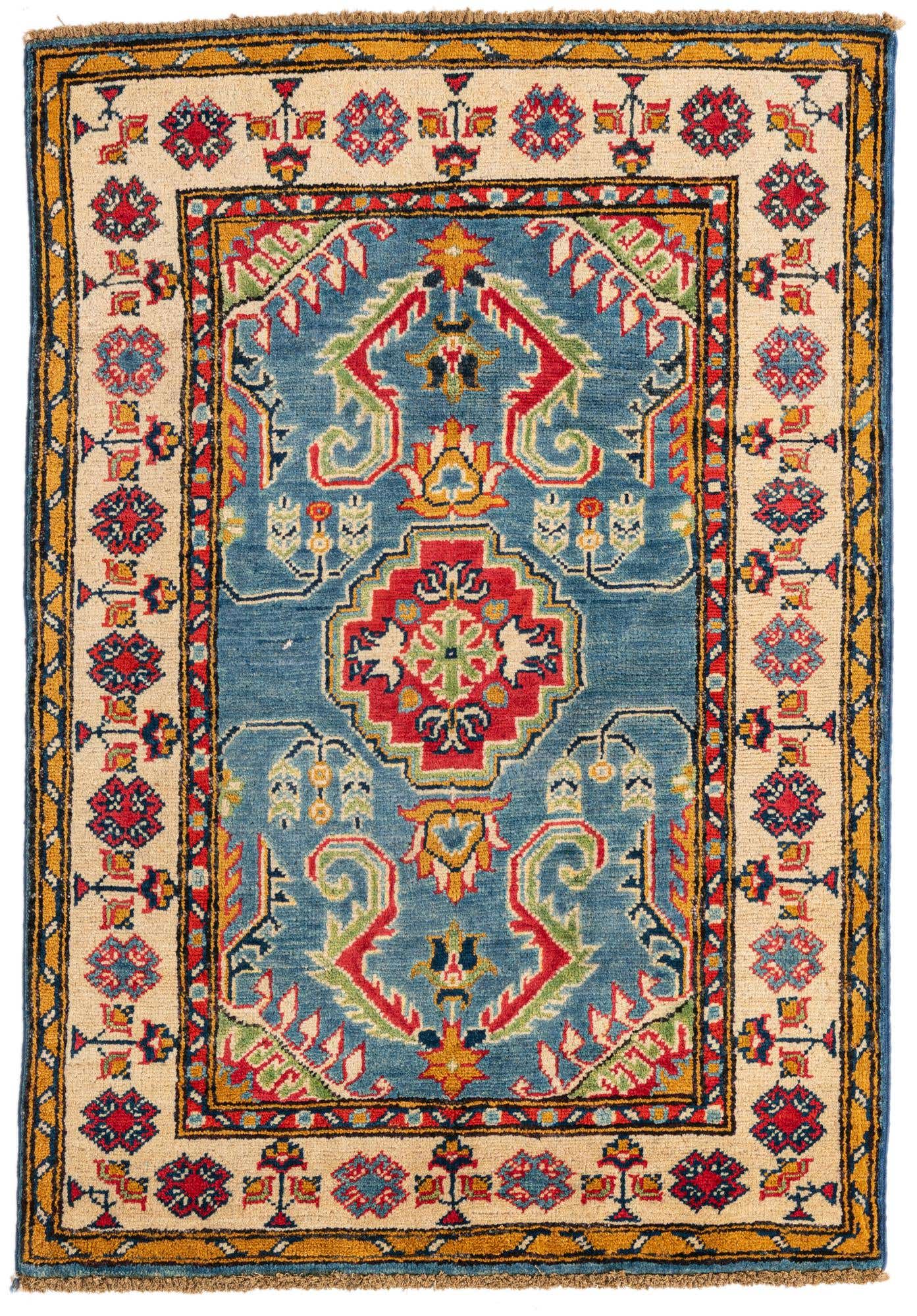 2' 9 x 4' 1 Hand Knotted Kazak Rug