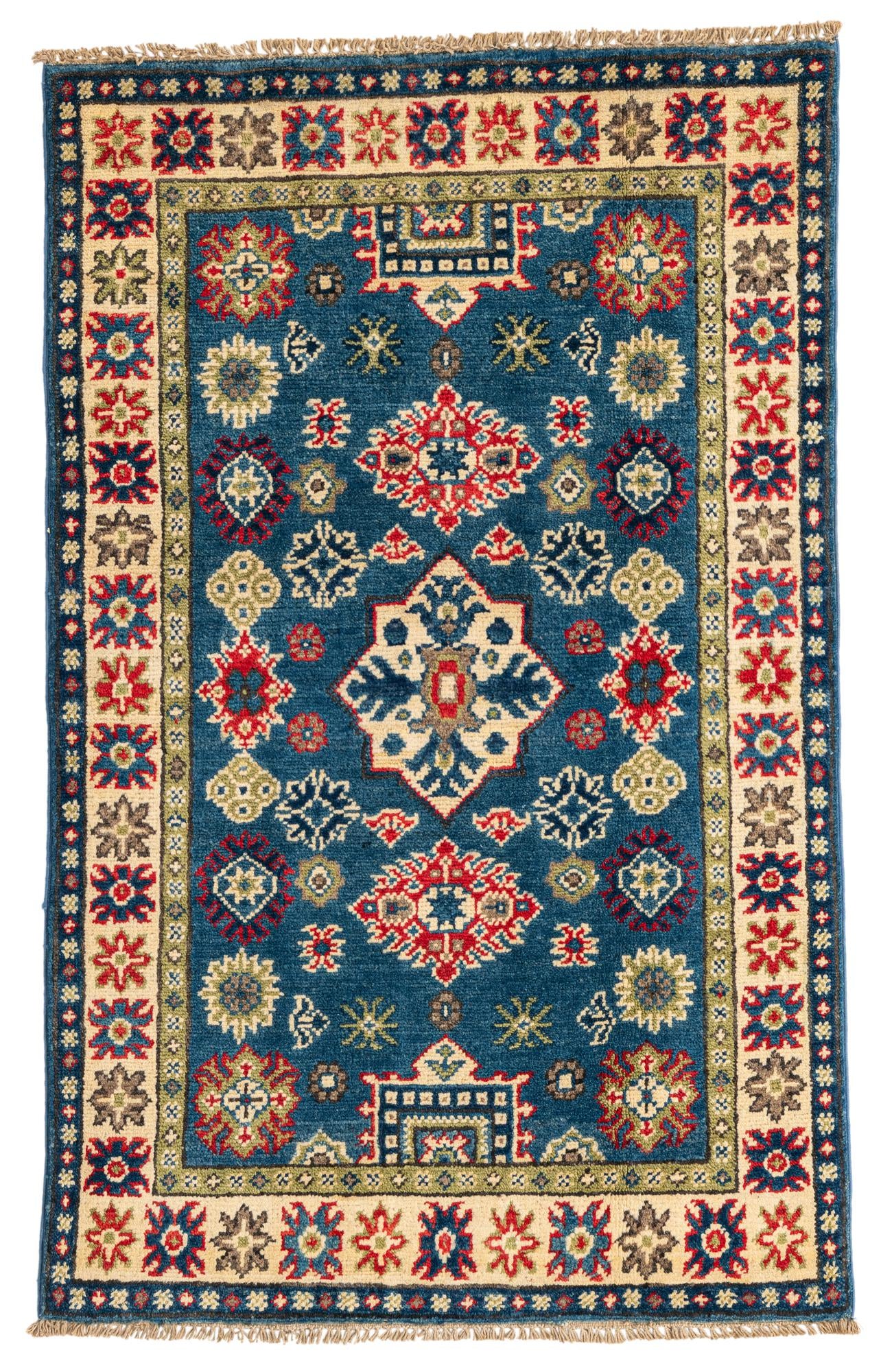 2' 7 x 4' 2 Hand Knotted Kazak Rug