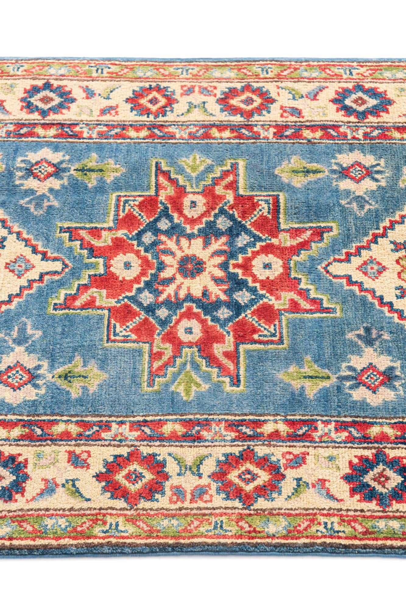 2' 7 x 4' Hand Knotted Kazak Rug