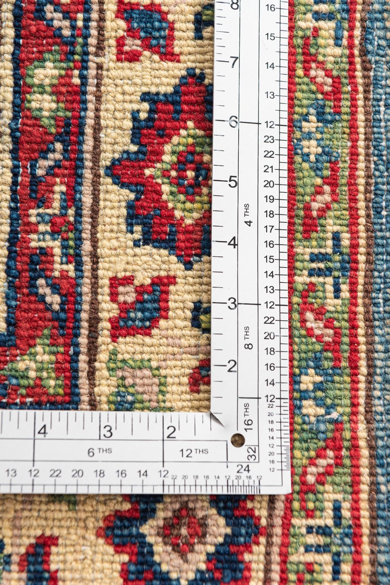 2' 7 x 4' Hand Knotted Kazak Rug
