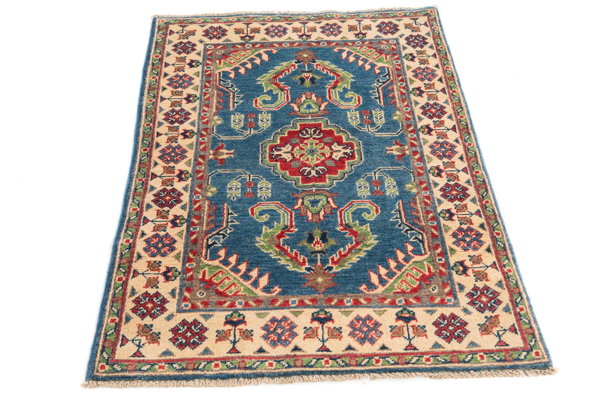 2' 8 x 4' 2 Hand Knotted Kazak Rug