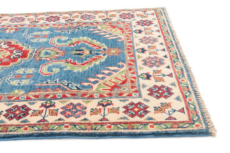 Detail image of 2' 8 x 4' 2 Hand Knotted Kazak Rug