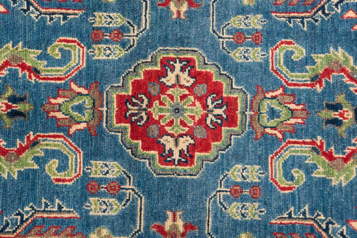 Detail image of 2' 8 x 4' 2 Hand Knotted Kazak Rug