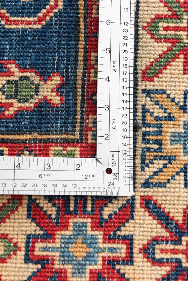 Detail image of 3' 4 x 5' Hand Knotted Kazak Rug