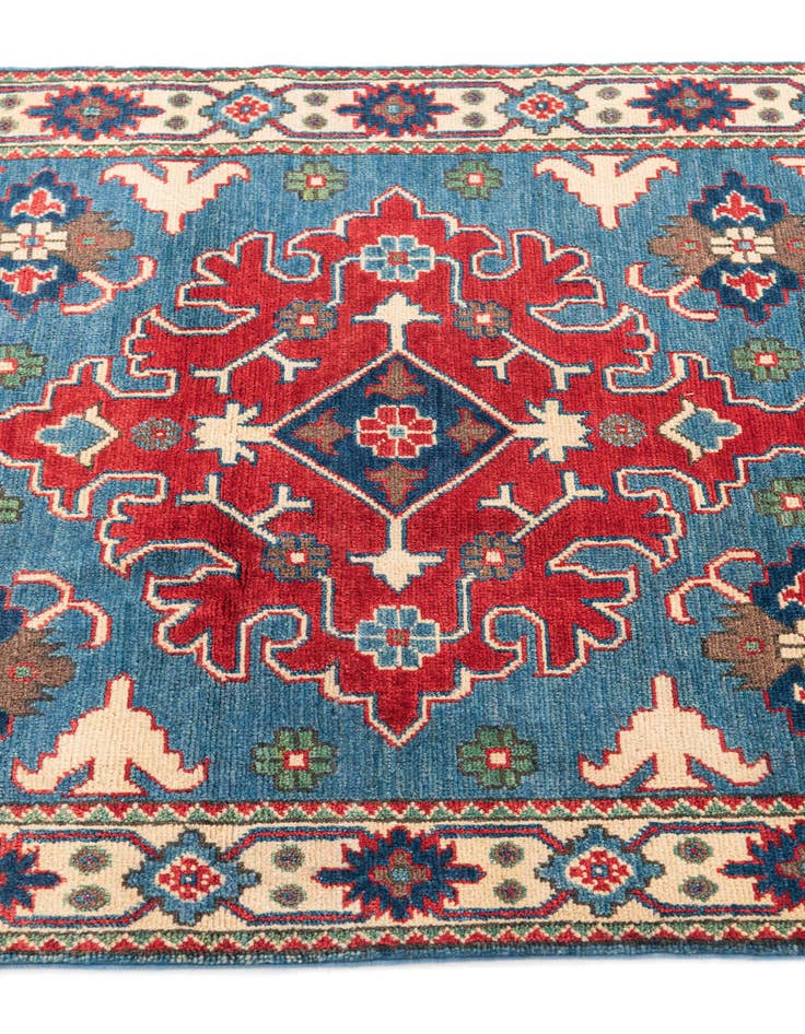 Detail image of 3' 6 x 5' 1  Hand Knotted Kazak Rug