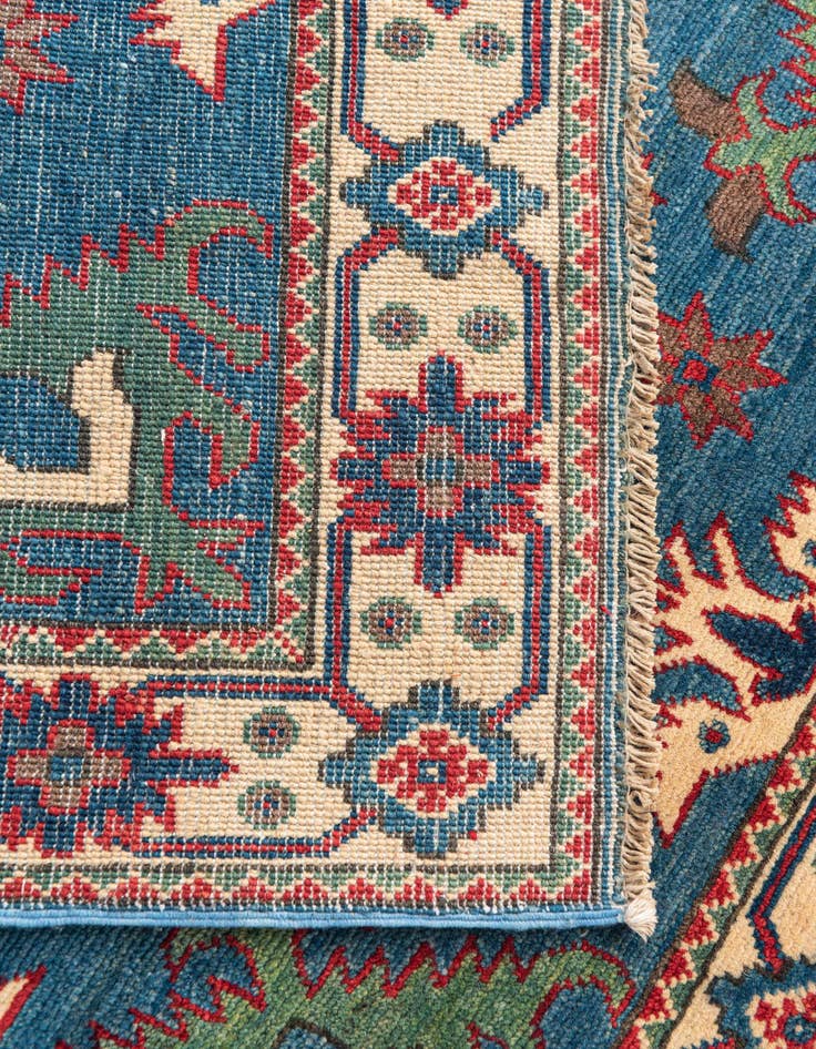 Detail image of 3' 6 x 5' 1  Hand Knotted Kazak Rug