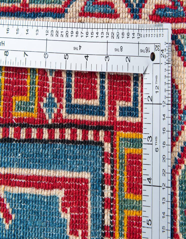 Detail image of 6' 6 x 9' 4 Hand Knotted Kazak Rug