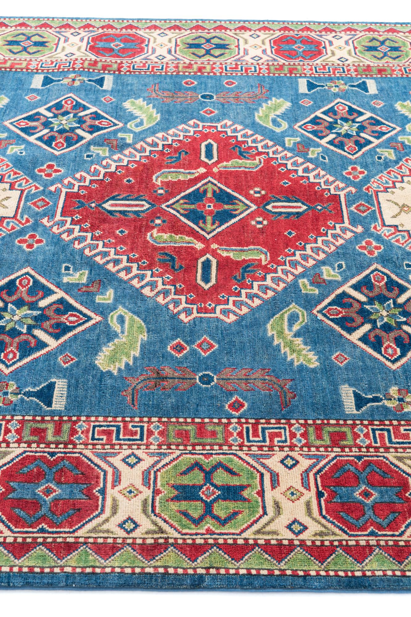 195cm x 295cm Hand Knotted Kazak Rug