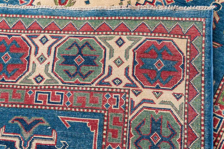 195cm x 295cm Hand Knotted Kazak Rug