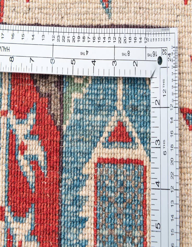 Detail image of 4' 3 x 6' 1  Hand Knotted Kazak Rug