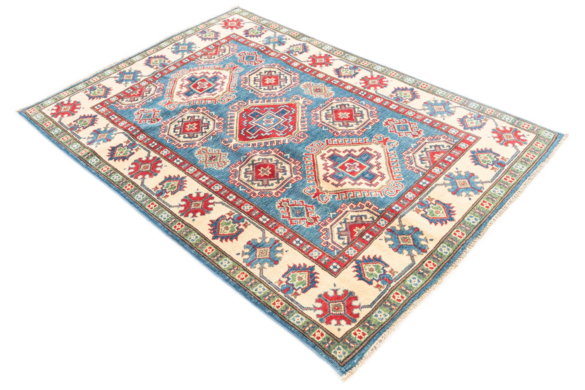4' 2 x 6' 1 Hand Knotted Kazak Rug