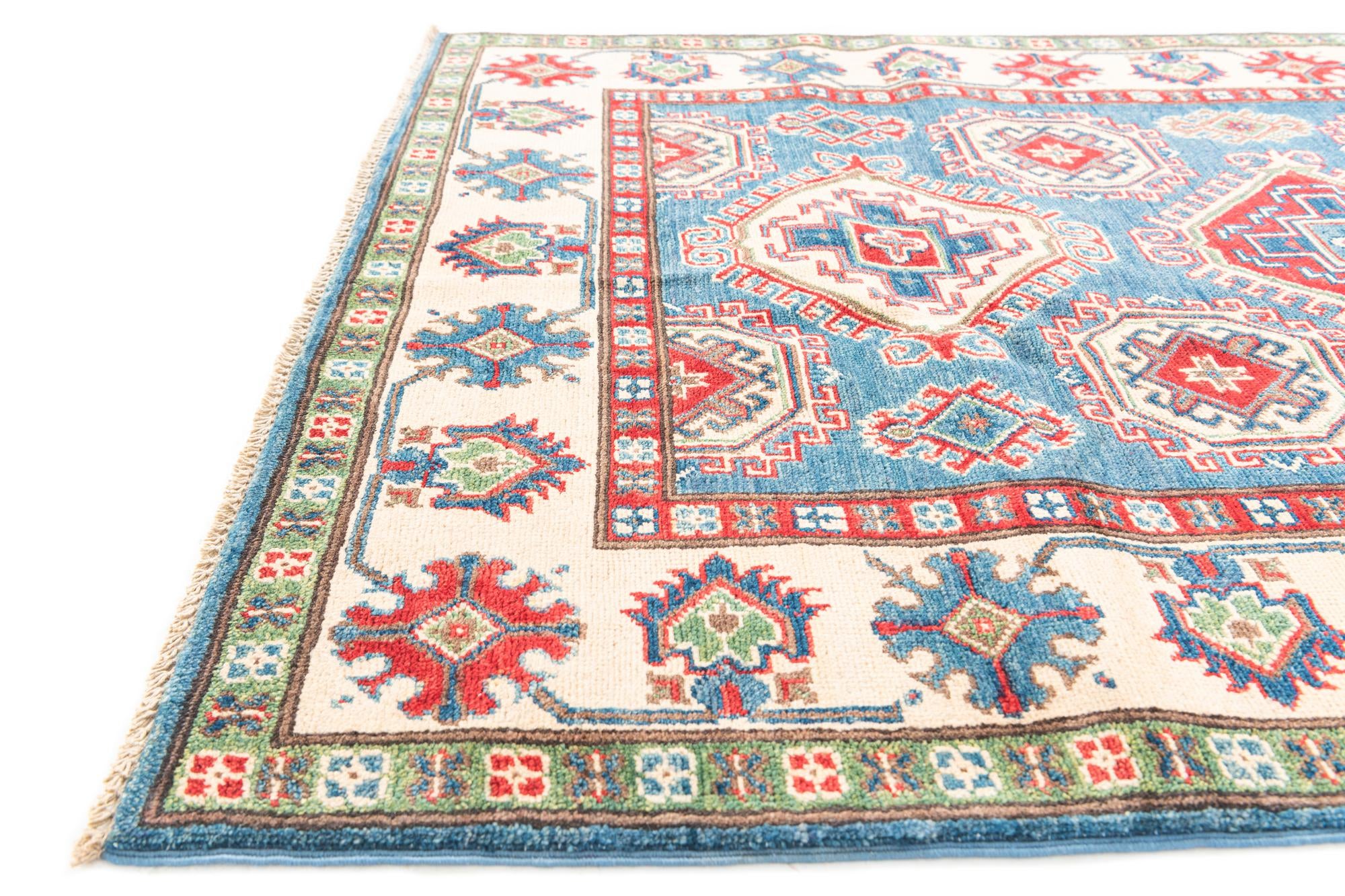 4' 2 x 6' 1 Hand Knotted Kazak Rug