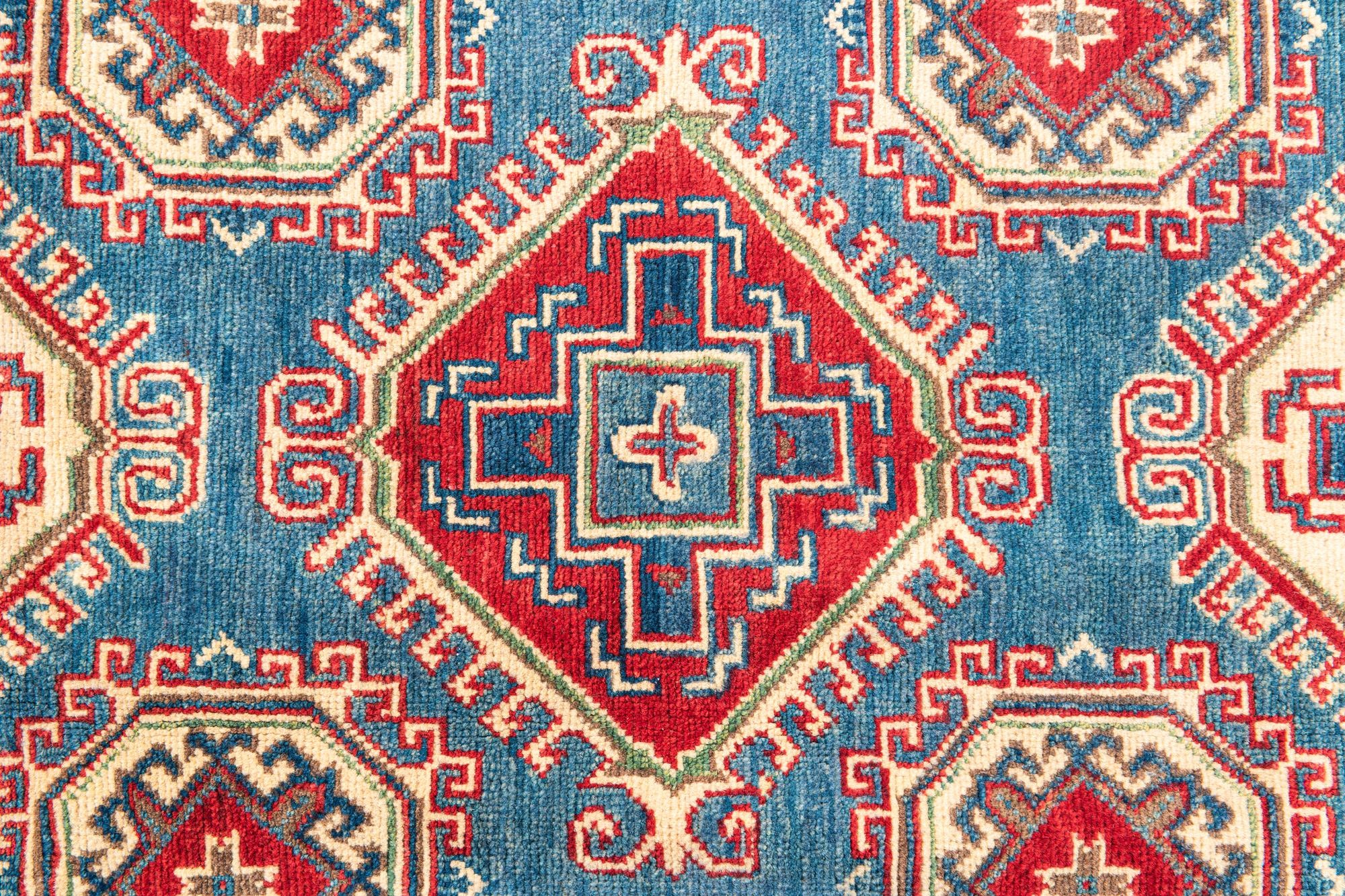 4' 2 x 6' 1 Hand Knotted Kazak Rug