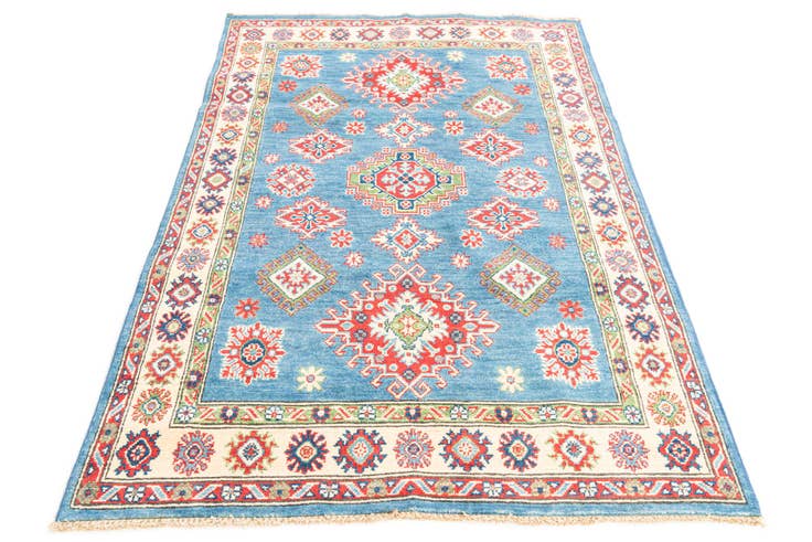 Detail image of 4' x 6' 1 Hand Knotted Kazak Rug