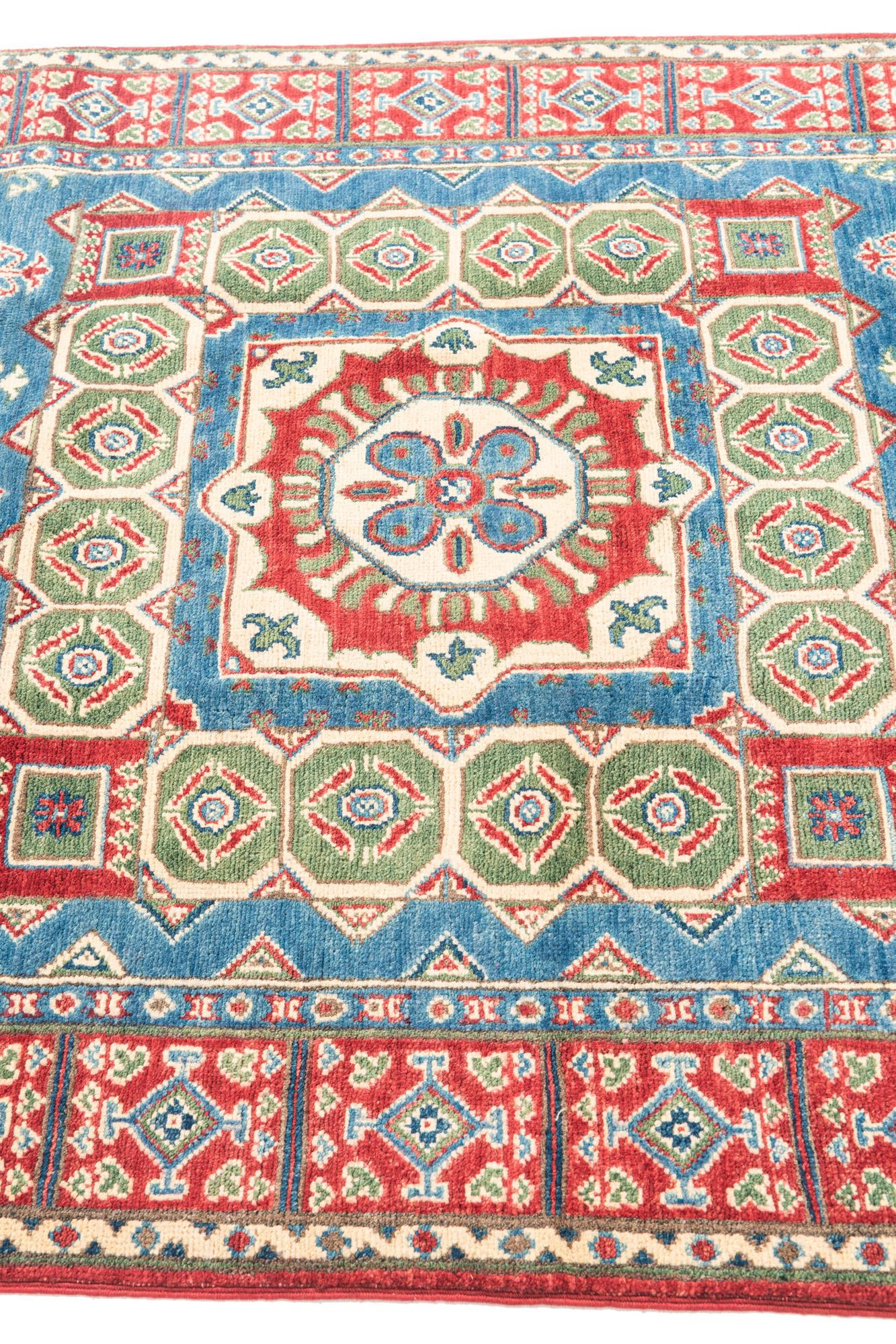 4' 1 x 6' 1 Hand Knotted Kazak Rug