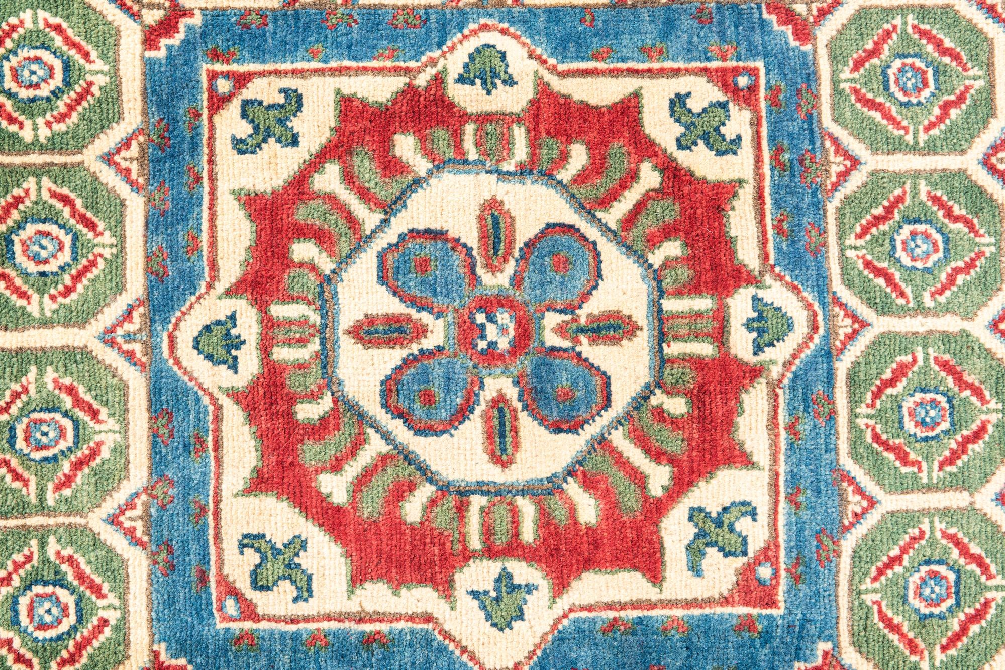 4' 1 x 6' 1 Hand Knotted Kazak Rug