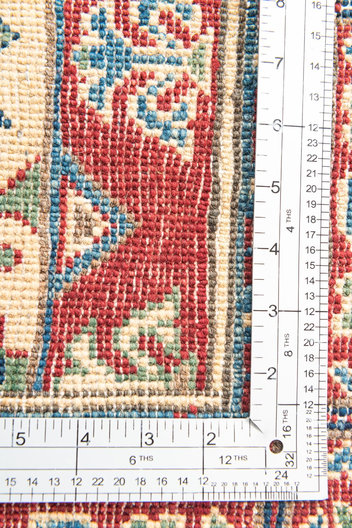 4' 1 x 6' 1 Hand Knotted Kazak Rug