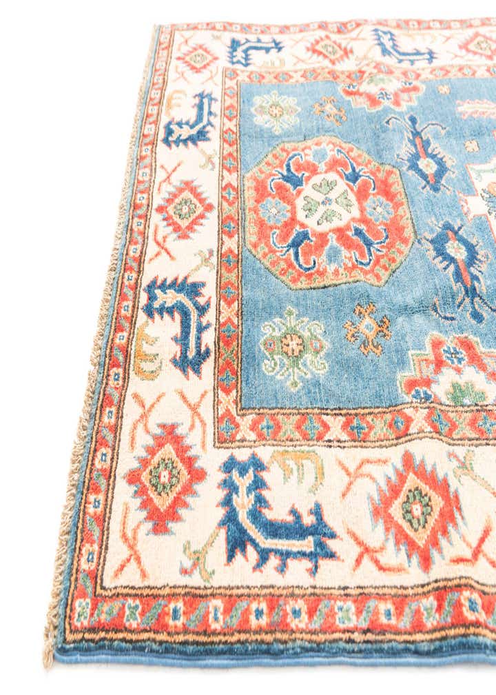 4' x 6' 1 Hand Knotted Kazak Rug