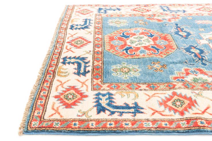 Detail image of 4' x 6' 1 Hand Knotted Kazak Rug