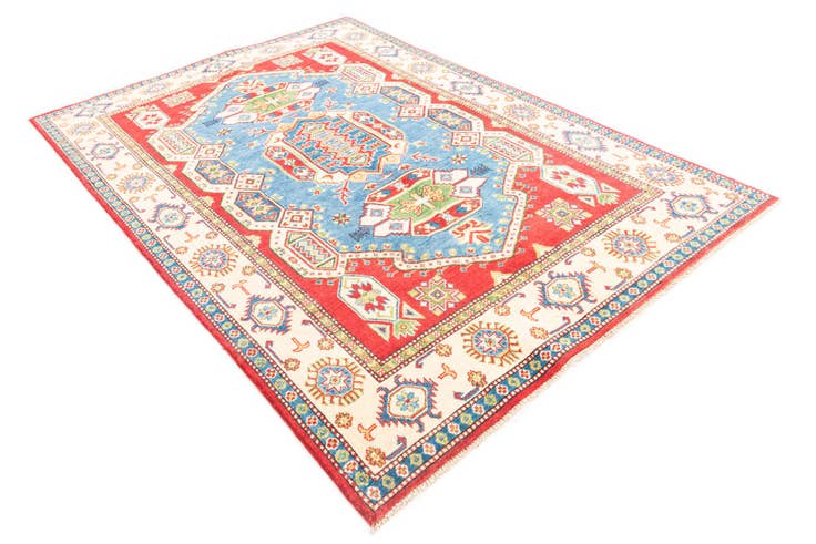 Detail image of 5' 7 x 8' 2 Hand Knotted Kazak Rug
