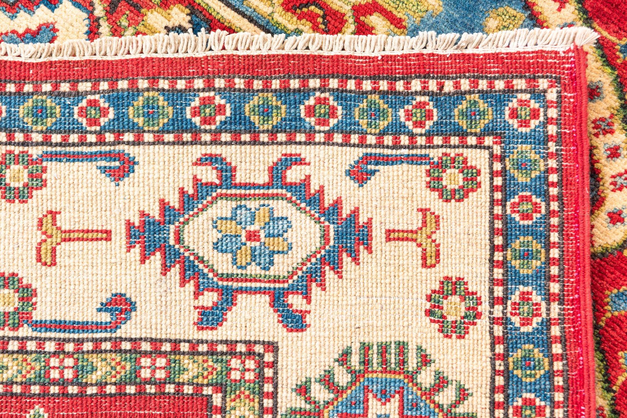 5' 7 x 8' 2 Hand Knotted Kazak Rug