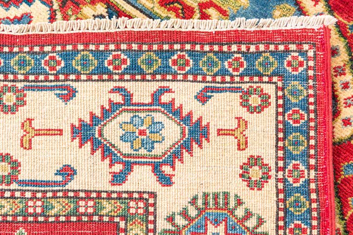5' 7 x 8' 2 Hand Knotted Kazak Rug
