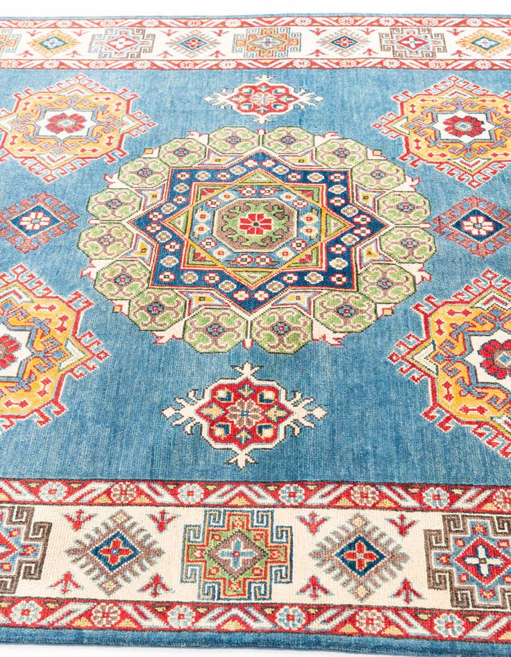 Detail image of 5' 7 x 7' 10  Hand Knotted Kazak Rug