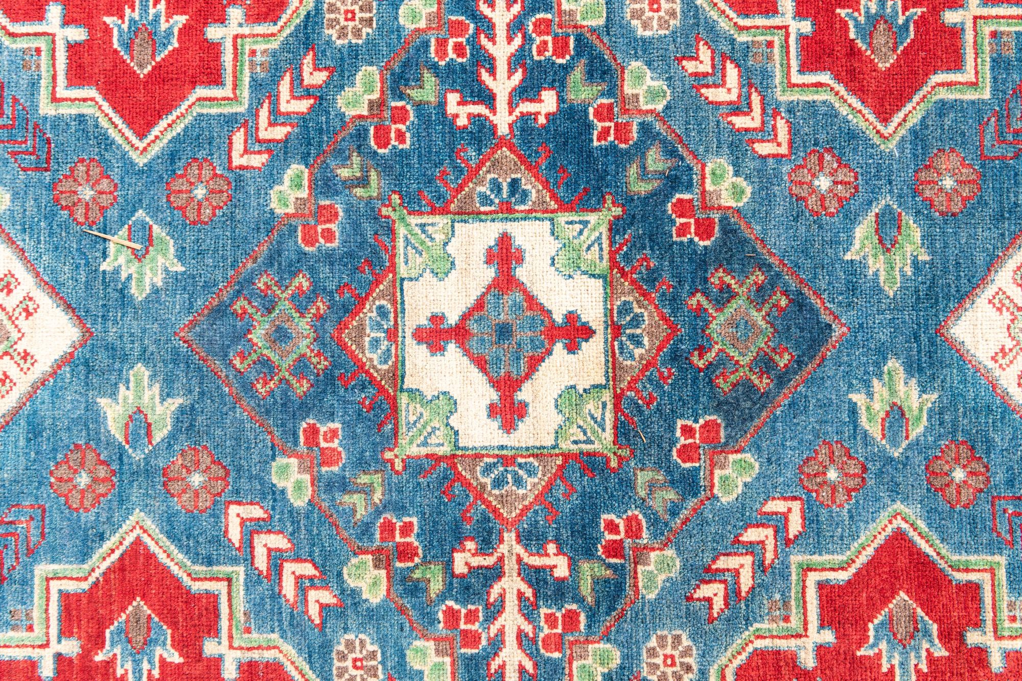 6' 8 x 9' 8 Hand Knotted Kazak Rug