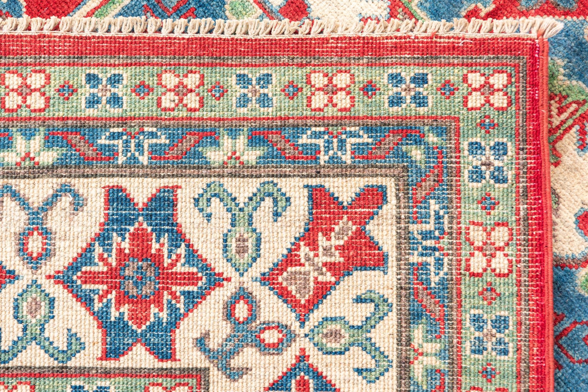 6' 8 x 9' 8 Hand Knotted Kazak Rug