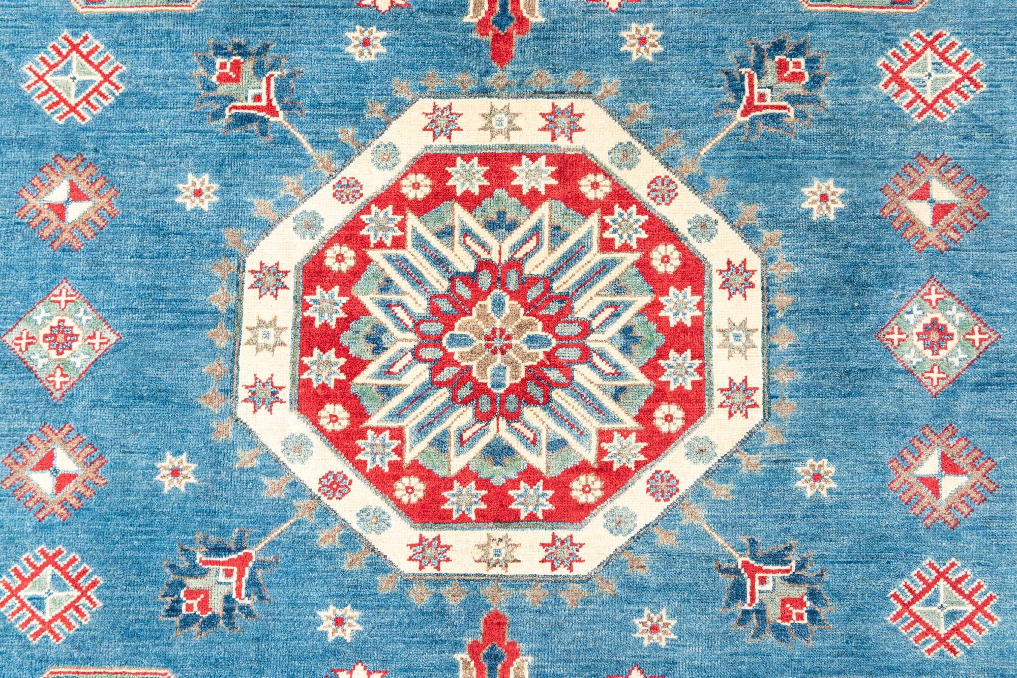 6' 1 x 8' 6 Hand Knotted Kazak Rug
