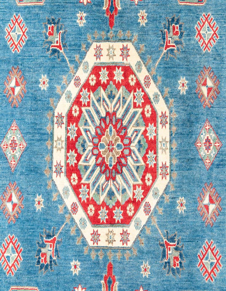 Detail image of 6' 1 x 8' 6  Hand Knotted Kazak Rug