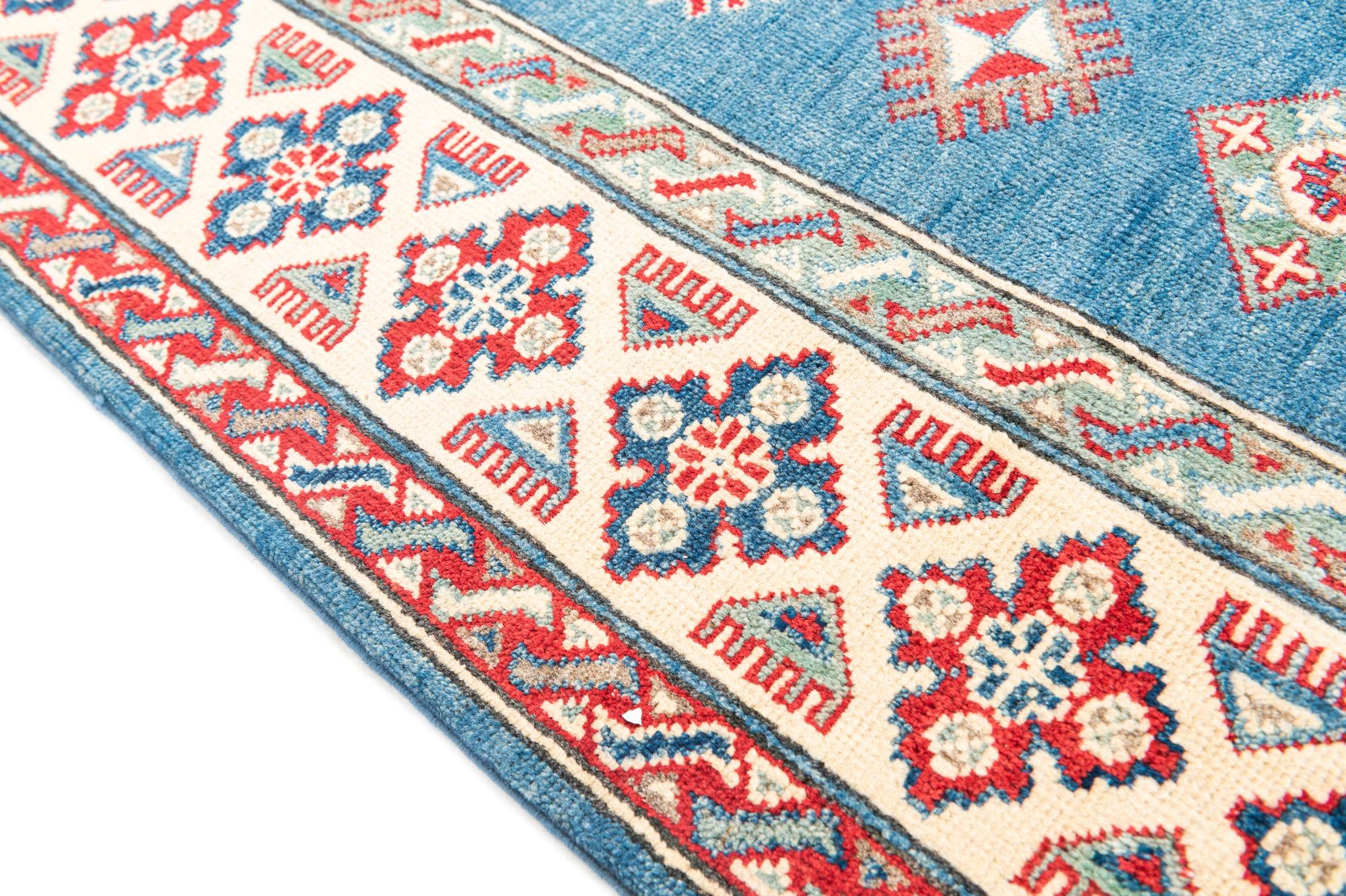 6' 1 x 8' 6 Hand Knotted Kazak Rug