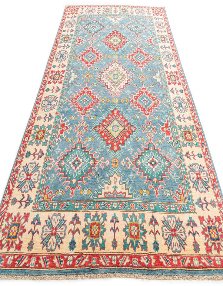 Detail image of 6' 8 x 10' Hand Knotted Kazak Rug