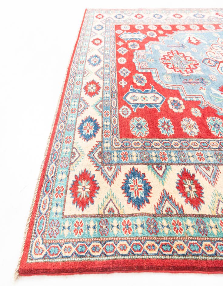 Detail image of 6' 8 x 9' 9  Hand Knotted Kazak Rug