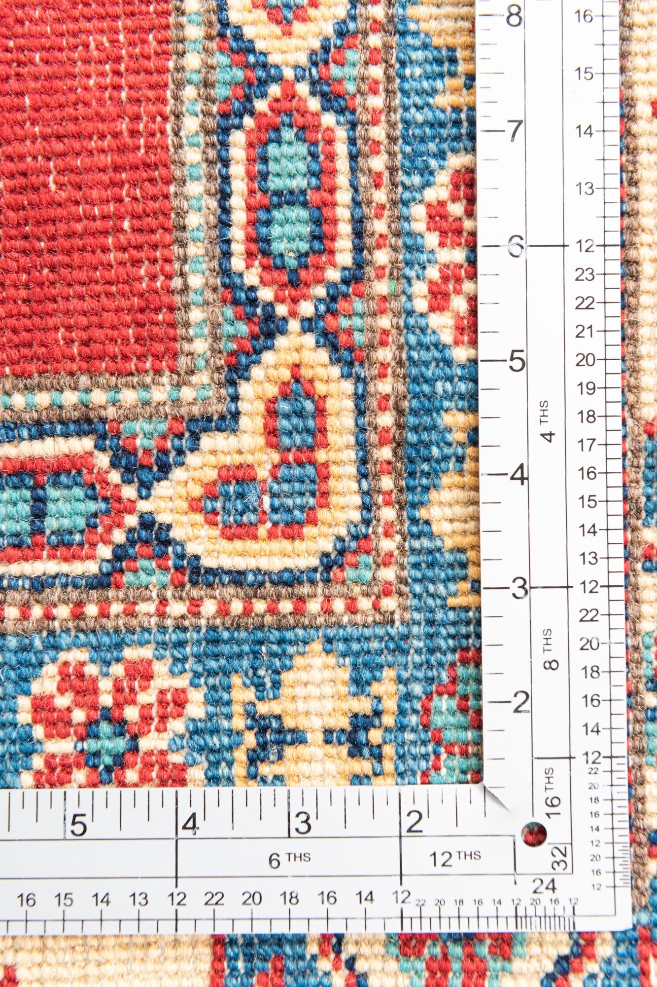 6' 8 x 9' 9 Hand Knotted Kazak Rug