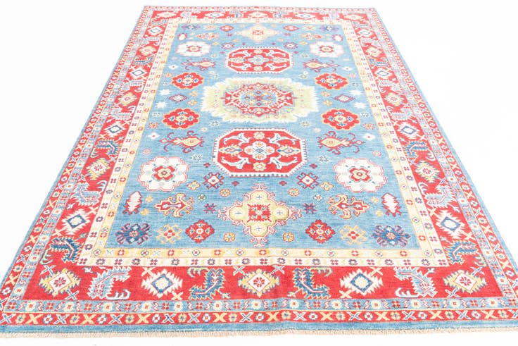 Detail image of 5' 10 x 8' 7 Hand Knotted Kazak Rug