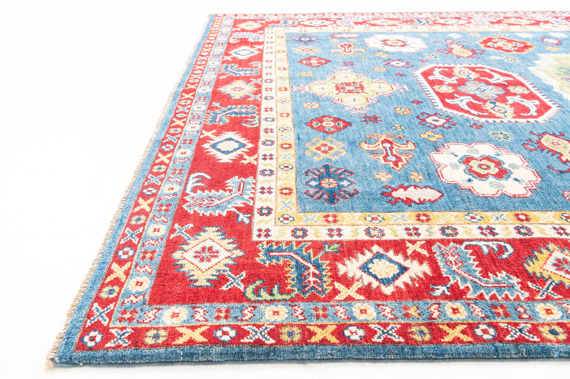 5' 10 x 8' 7 Hand Knotted Kazak Rug