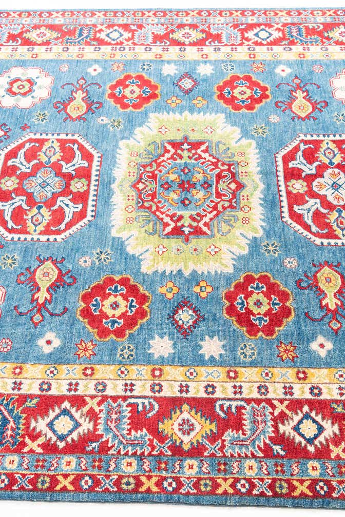5' 10 x 8' 7 Hand Knotted Kazak Rug