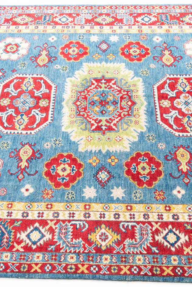 Detail image of 5' 10 x 8' 7 Hand Knotted Kazak Rug