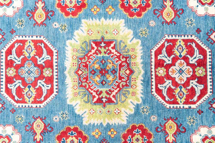 5' 10 x 8' 7 Hand Knotted Kazak Rug