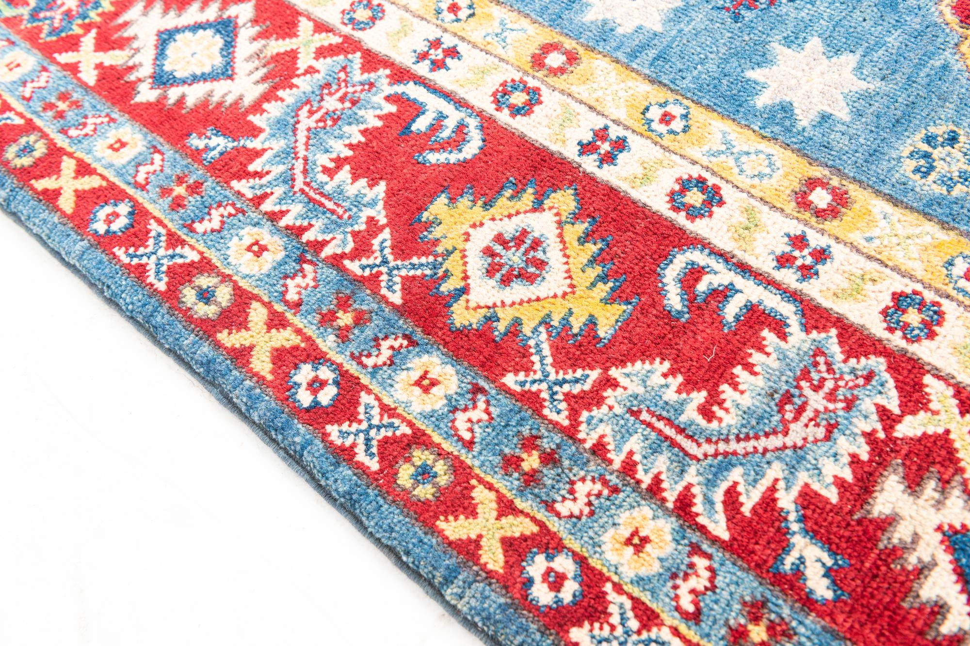 5' 10 x 8' 7 Hand Knotted Kazak Rug