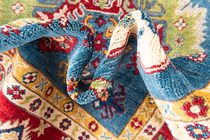 5' 10 x 8' 7 Hand Knotted Kazak Rug