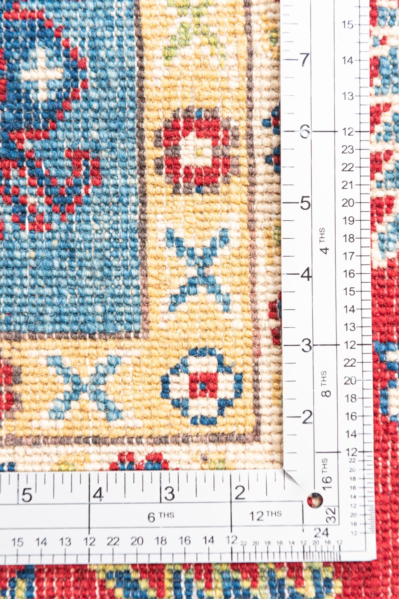 5' 10 x 8' 7 Hand Knotted Kazak Rug