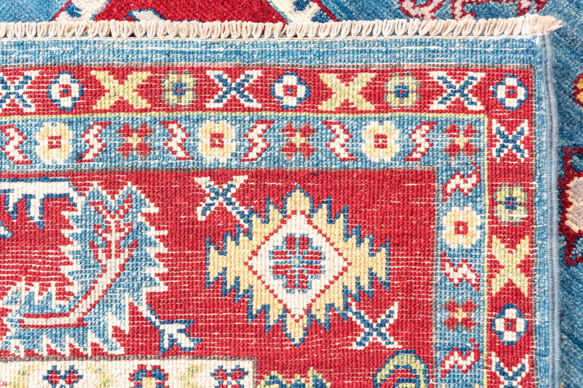5' 10 x 8' 7 Hand Knotted Kazak Rug